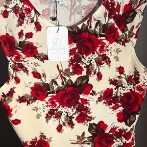NWT Lakefield Rose Floral Dress